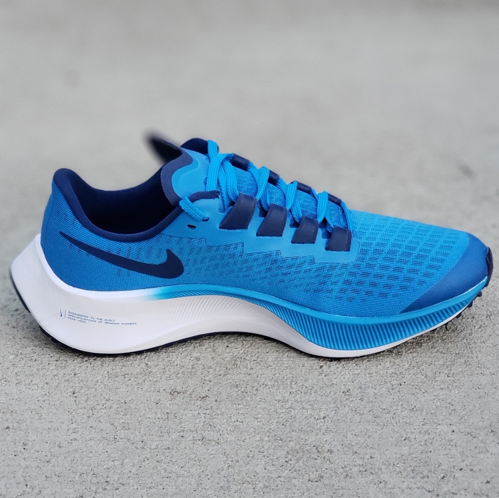 Nike Air Zoom Pegasus 37 Women's Running Blue Shoe - Picture 5 of 6